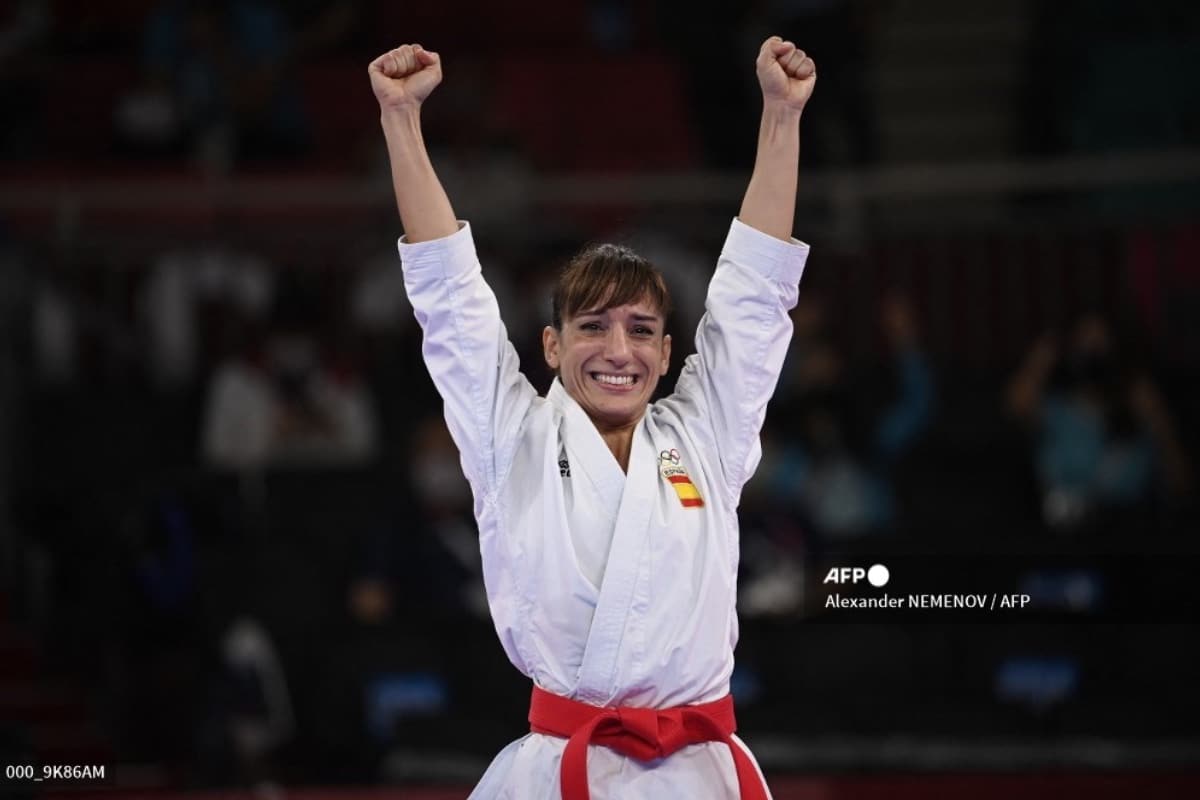 Sandra Sánchez primera medallista en Karate