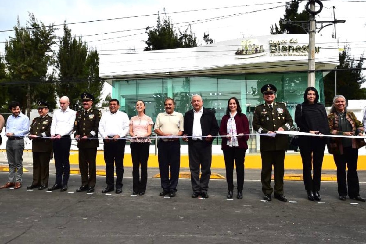 Inauguran sucursal del Banco del Bienestar en Tláhuac y resaltan avances en Línea 12