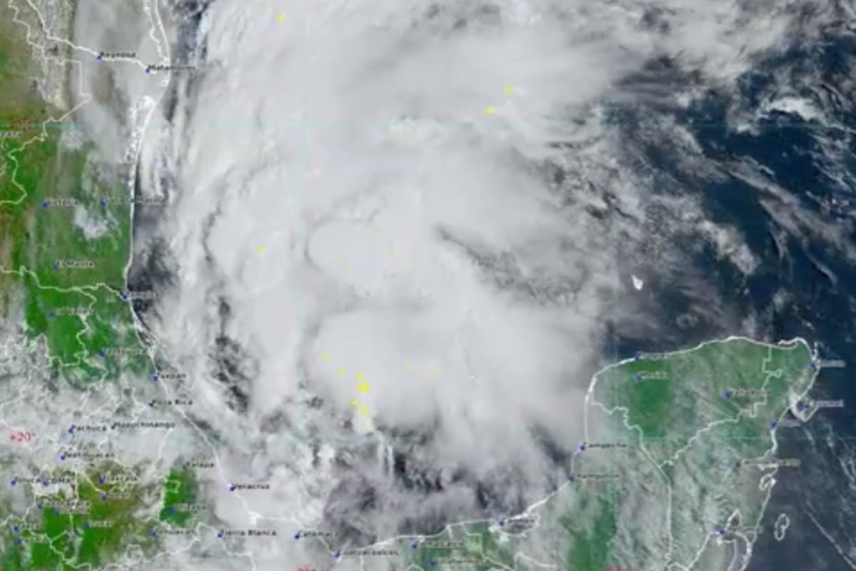 Se formó la tormenta tropical Nicholas en el Golfo de México