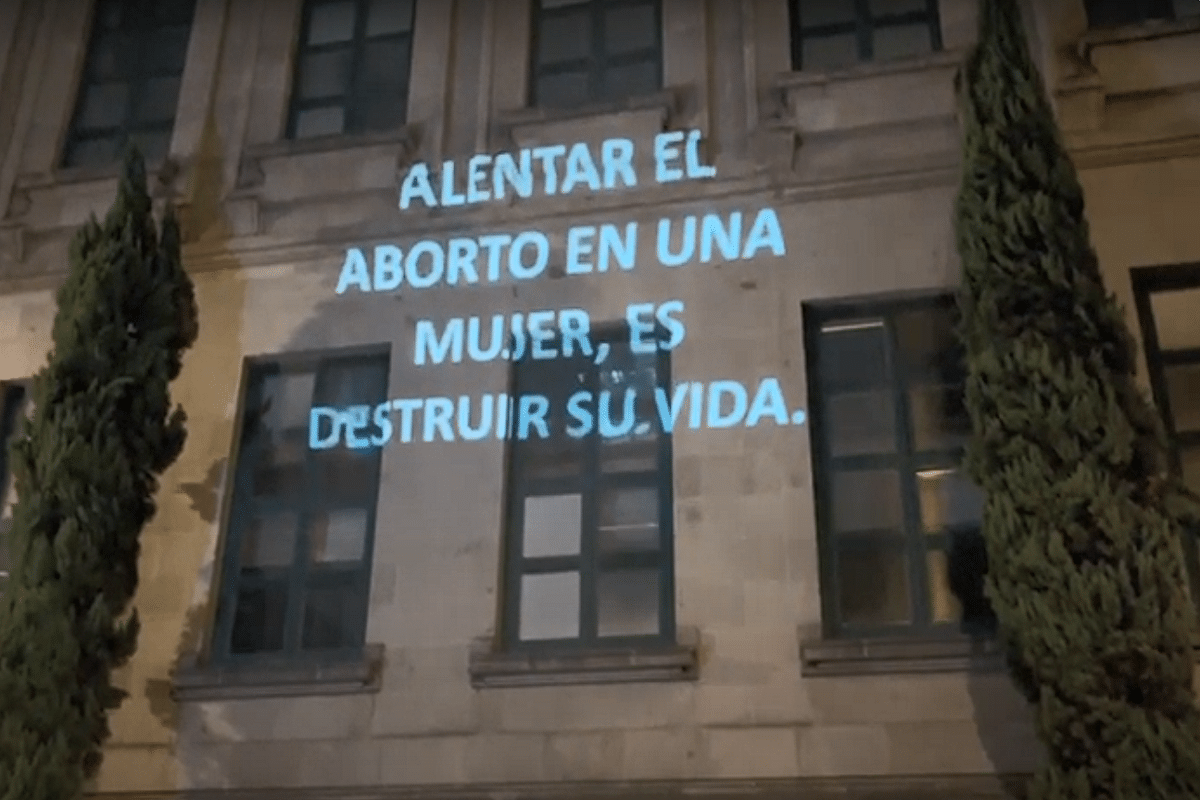 Protesta contra el aborto en la SCJN