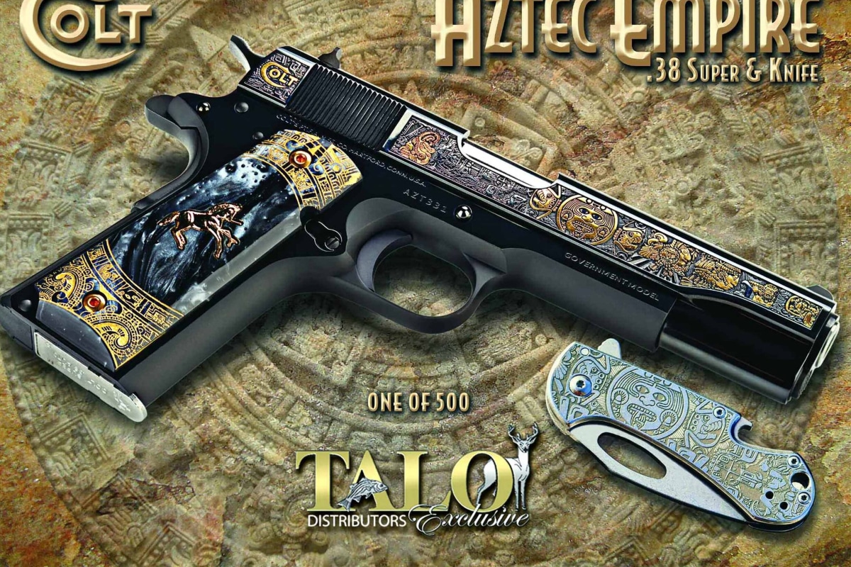 La marca americana ofrece distintos modelos de pistolas y armas personalizadas.
