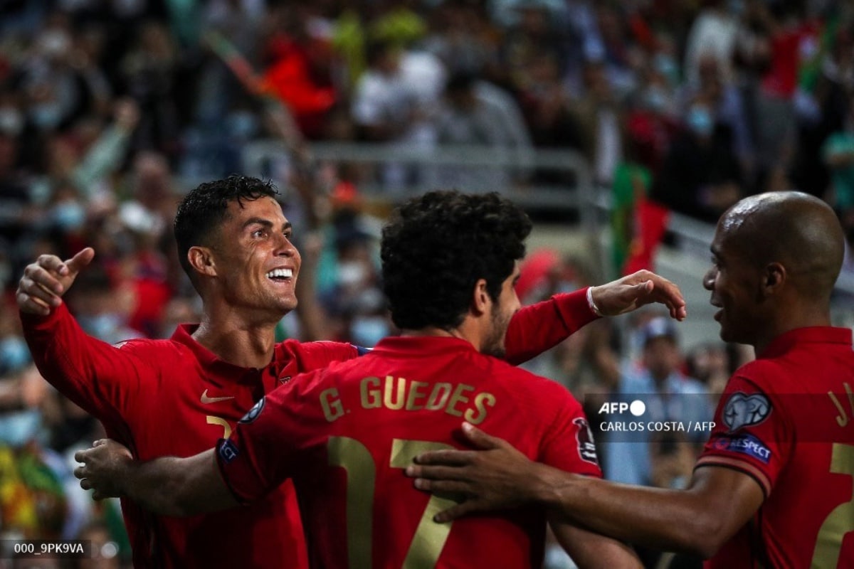Con triplete de Cristiano Portugal golea a Luxemburgo, pero Serbia no falla