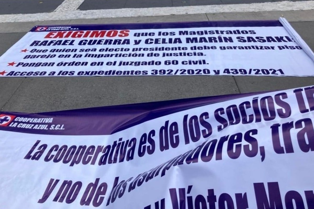 Demandan cooperativistas Cruz Azul piso parejo de magistrados de la CDMX