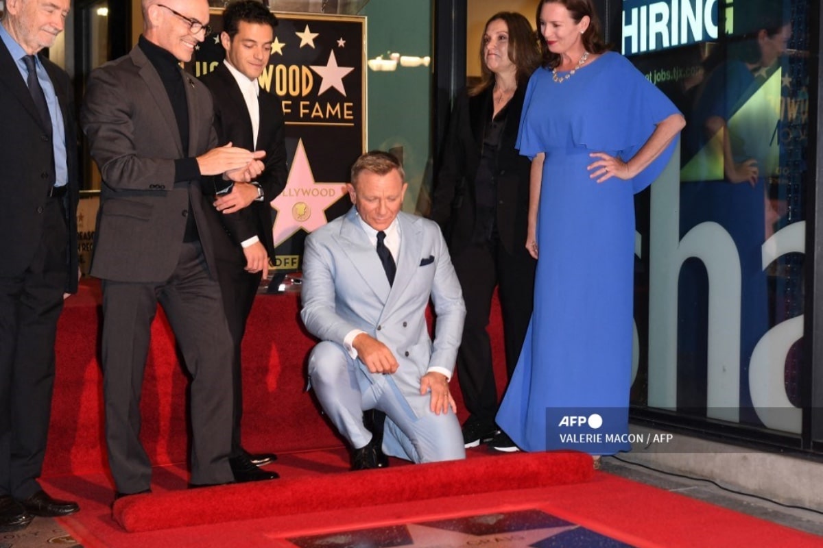Daniel Craig recibe su estrella en el Paseo de la Fama de Hollywood