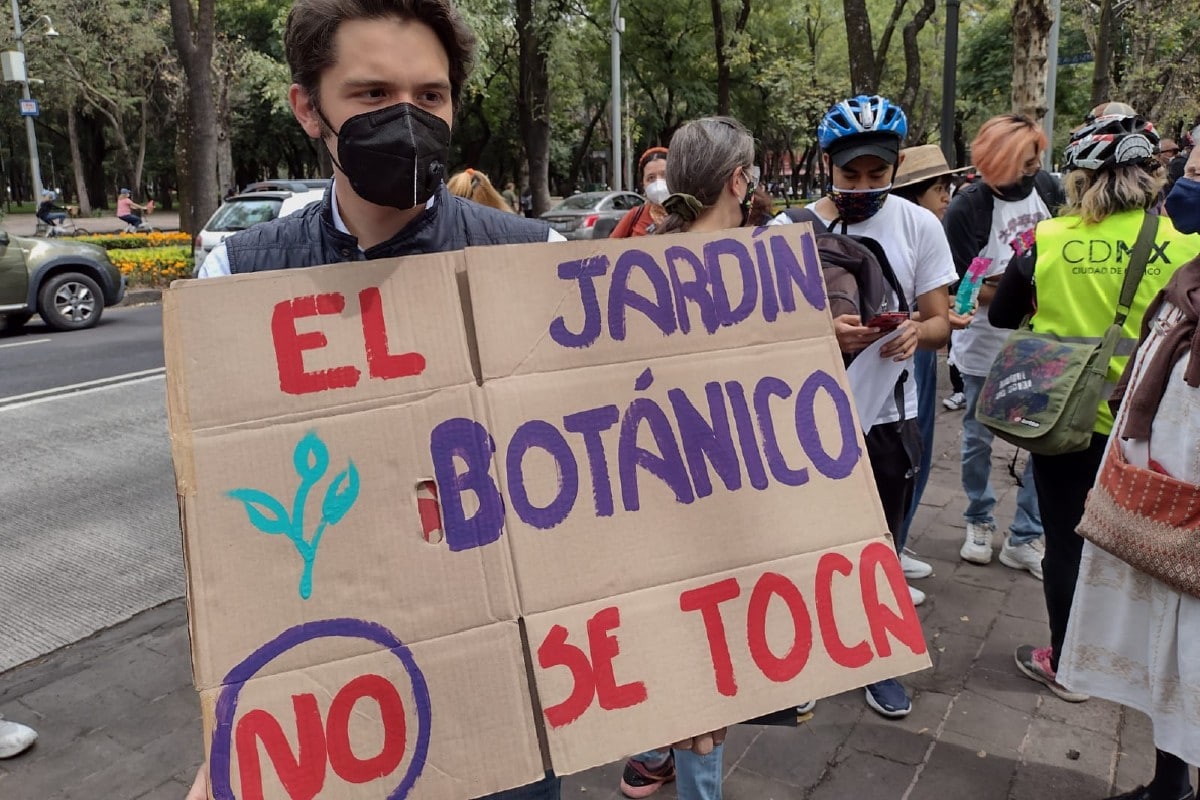 Vecinos se oponen al pabellón artístico del Jardín Botánico en Chapultepec