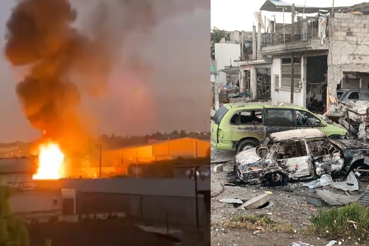 La explosión en Xochimehuacán, Puebla dejó -al corte- un fallecido y 11 lesionados.