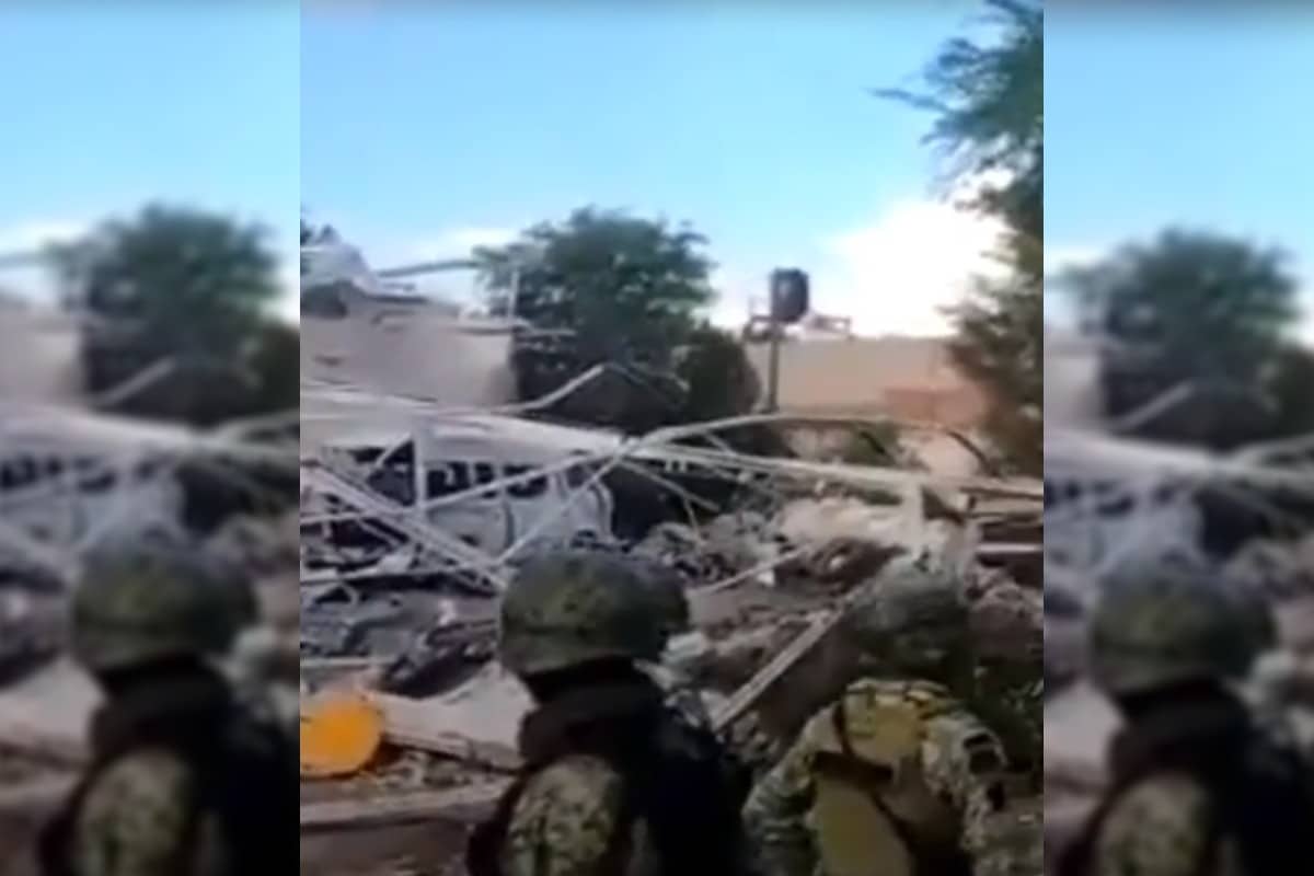 Habitantes de La Tamarindera denunciaron que el ataque fue con un dron cargado de explosivos.