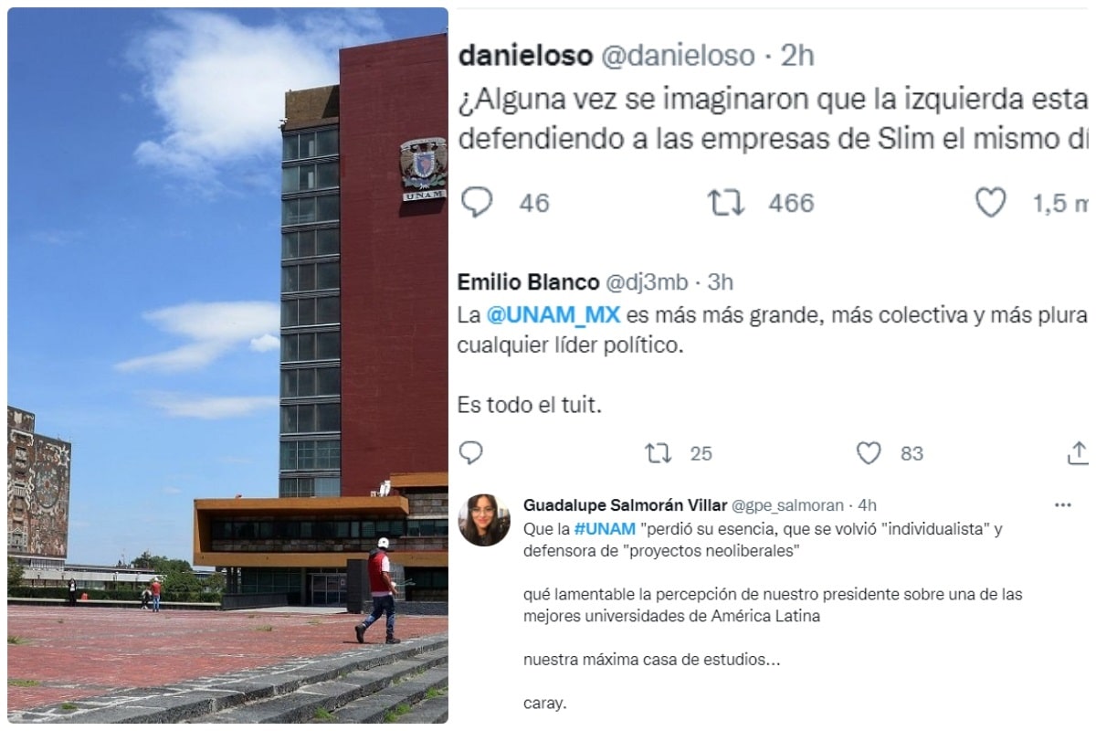 Critican a AMLO en Twitter por dichos de la UNAM