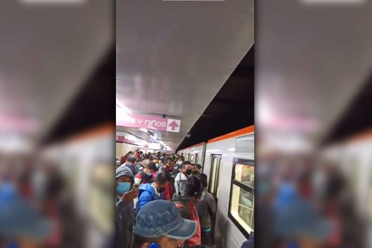 VIDEO: Usuarios se agarran a golpes y provocan retraso en la Línea 1 del Metro