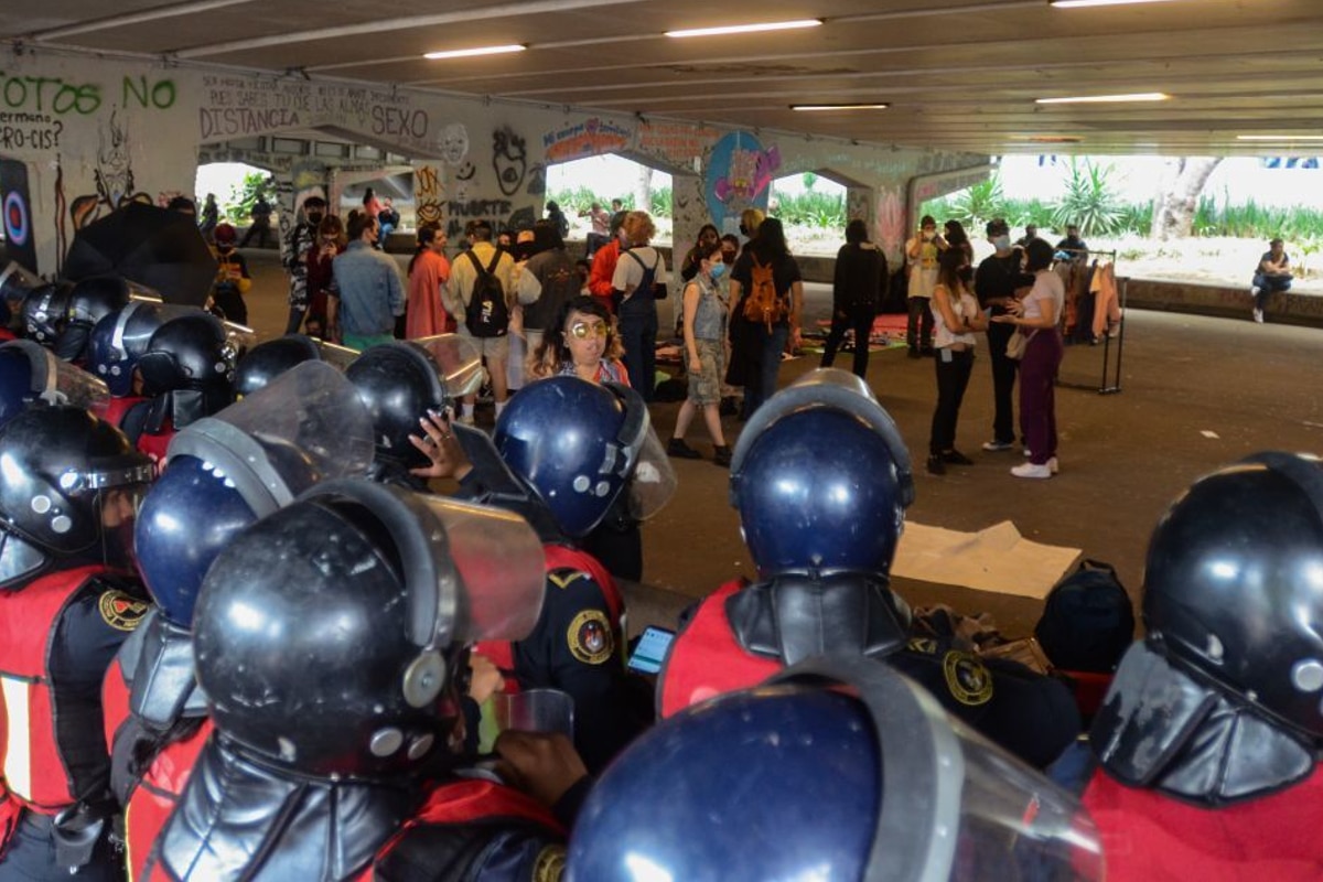 Foto: Cuartoscuro | Este miércoles se prevé una concentración de comerciantes en la Glorieta de Insurgentes.