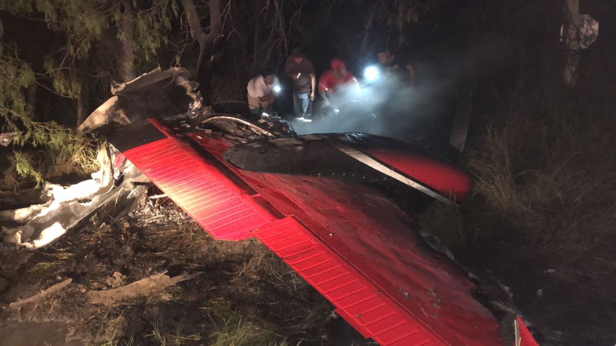 Protección Civil de Sabinas Hidalgo recibió la llamada para avisar de caída de aeronave