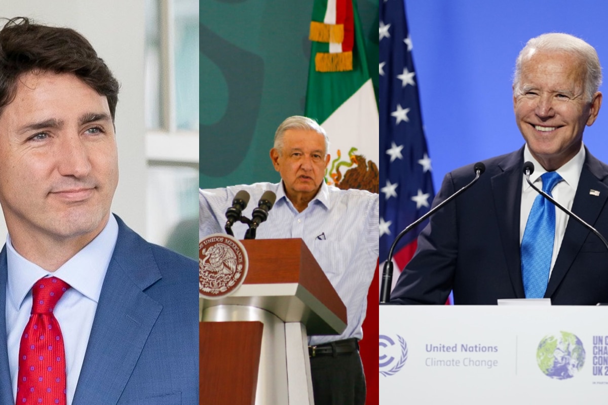 Foto: Especial. López Obrador sostendrá encuentros por separado con Justin Trudeau y Joe Biden previo a la Cumbre.