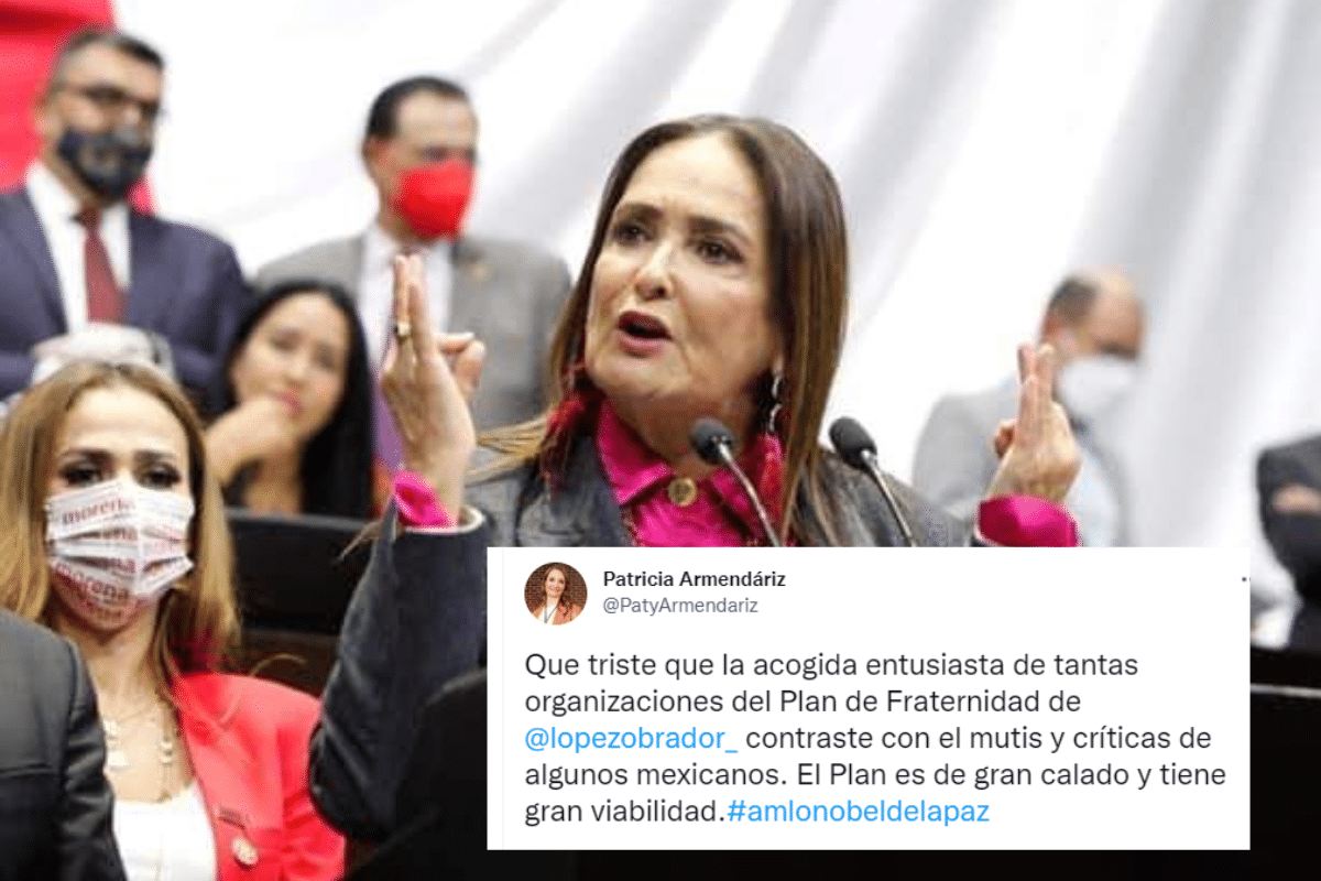 Propone Patricia Armendáriz a López Obrador para Premio Nobel de la Paz