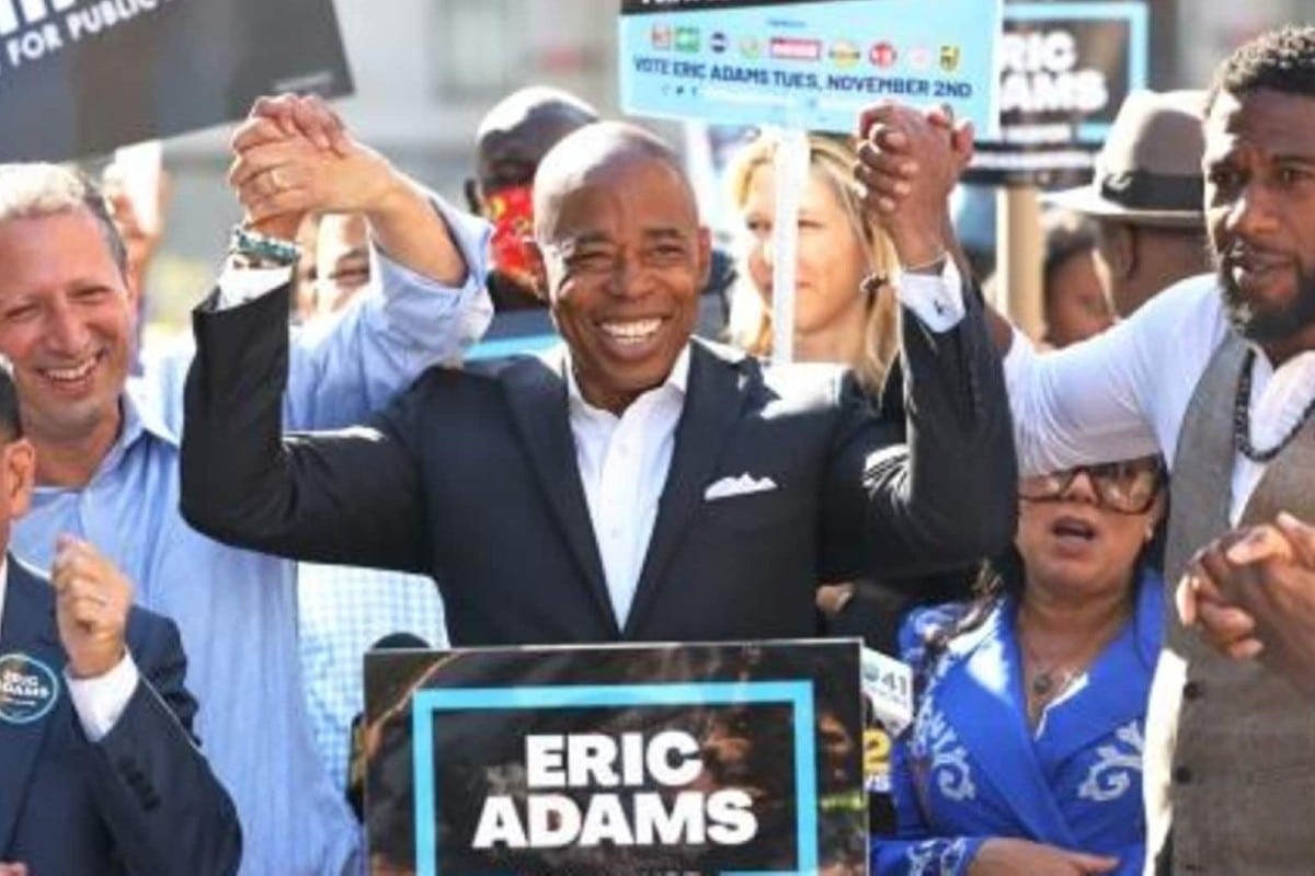 Expolicía afroamericano Eric Adams elegido nuevo alcalde de Nueva York