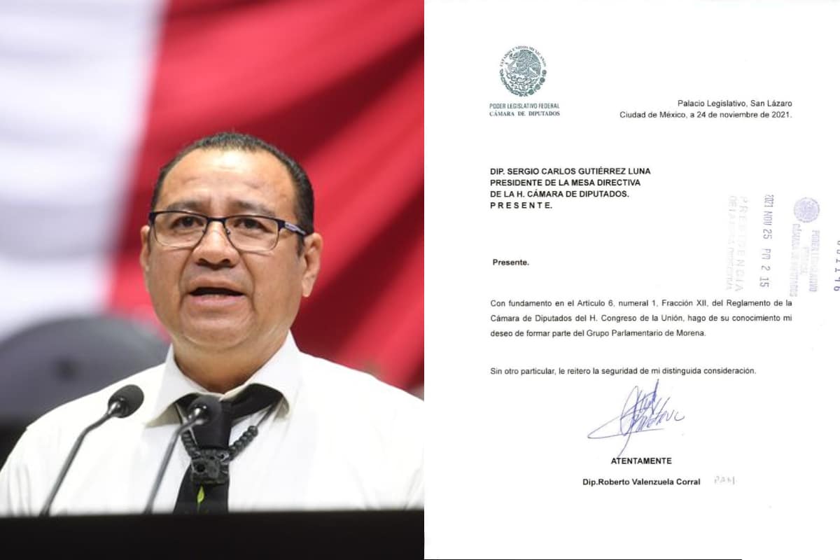 Foto: especial | El exdiputado panista, Roberto Valenzuela presentó un oficio en el que desea sumarse a la bancada de Morena.