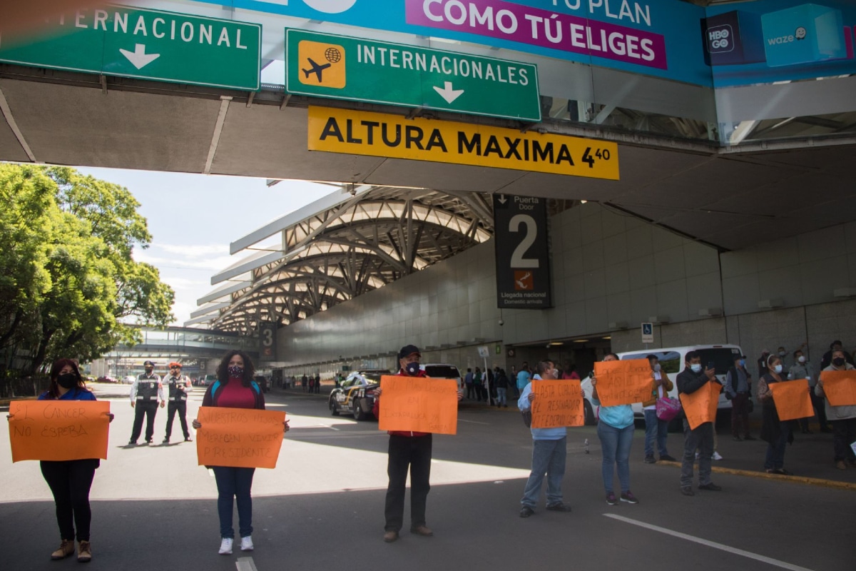 Foto: Cuartoscuro | Este 9 de noviembre se prevé una manifestación en la puerta 1 del Aeropuerto Internacional de la Ciudad de México (AICM).
