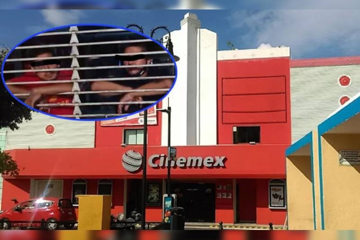 Foto: 24 Horas Quintana Roo | Los hermanos se quedaron dormidos al interior de una sala de cine, durante la ultima función.