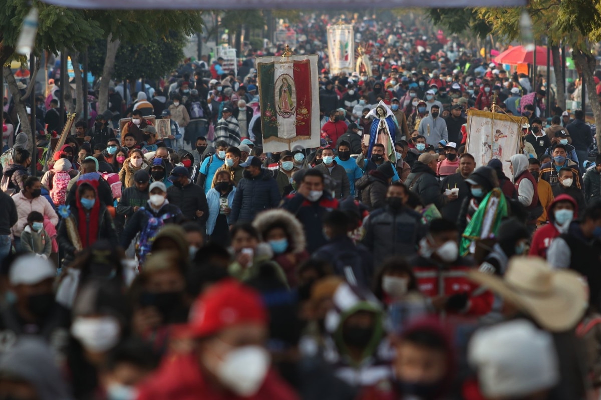 Foto: Cuartoscuro | Cerca de dos millones de peregrinos han acudido a la Basílica de Guadalupe en los últimos 12 días.