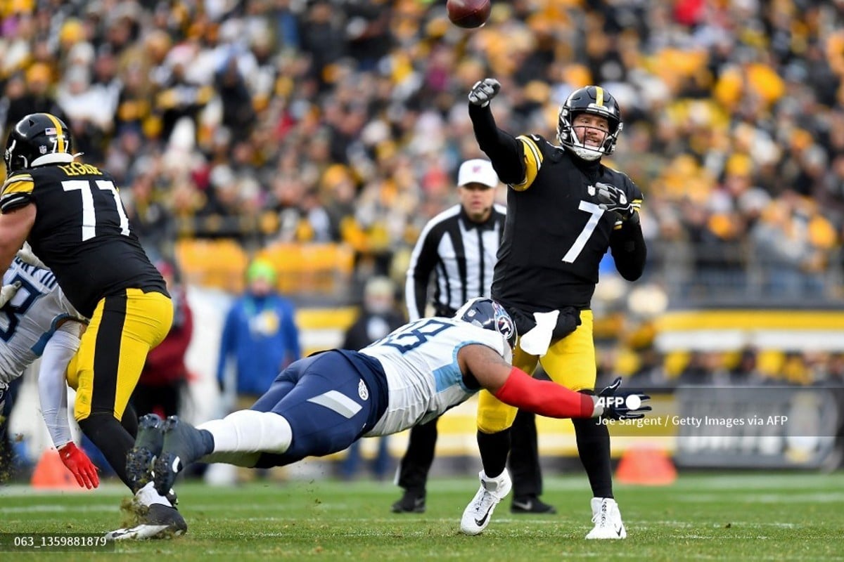 Steelers vencen a Tennessee con touchdown terrestre de Roethlisberger