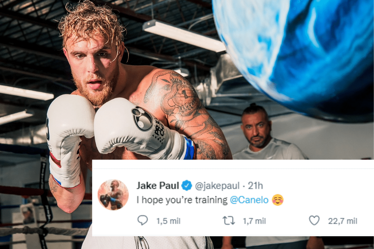 Jake Paul quiere pelea contra el Canelo lvarez, espero que ests  entrenando