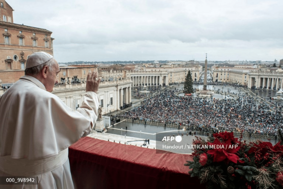 Foto: AFP | El papa Francisco invitó al "diálogo" a la comunidad internacional para salir adelante frente a la pandemia
