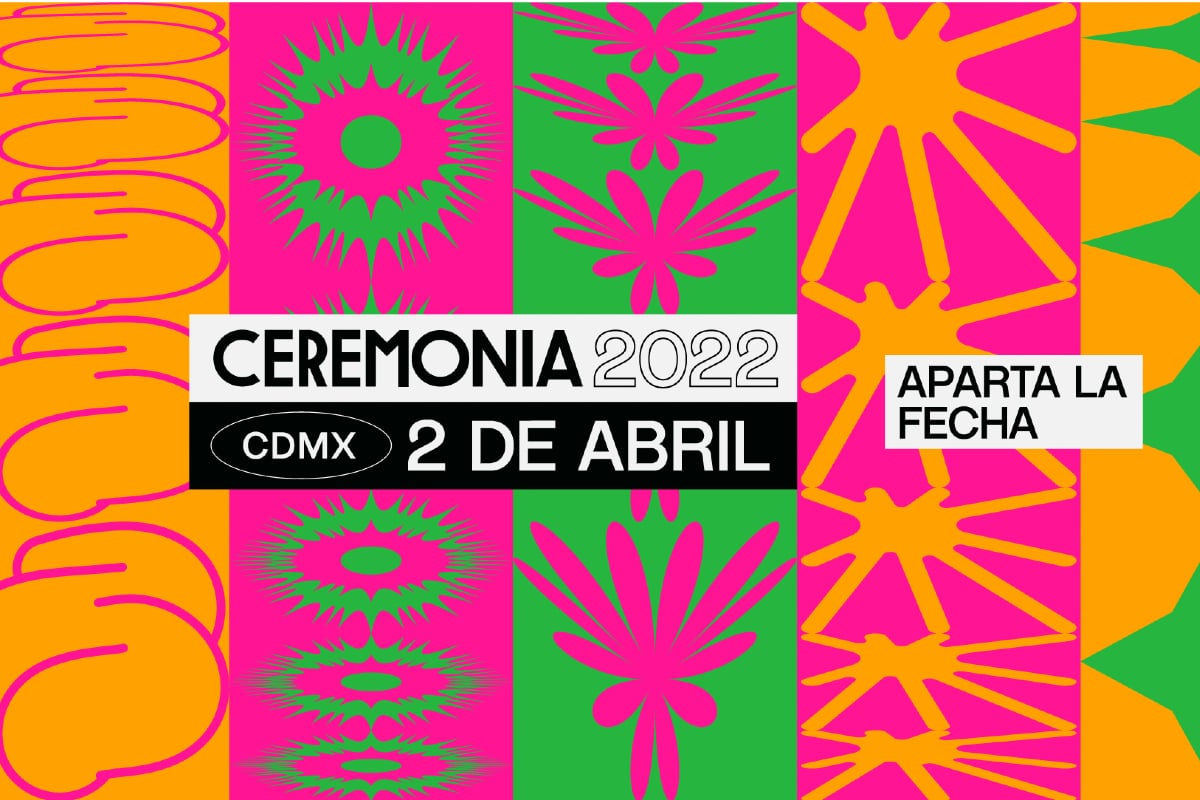 Foto: @CeremoniaFest | El festival Ceremonia regresará a la capital el 2 de abril de 2022.