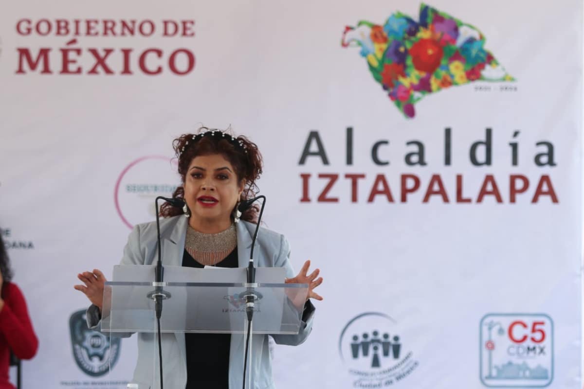 Foto: Cuartoscuro | Clara Brugada, alcaldesa de Iztapalapa.