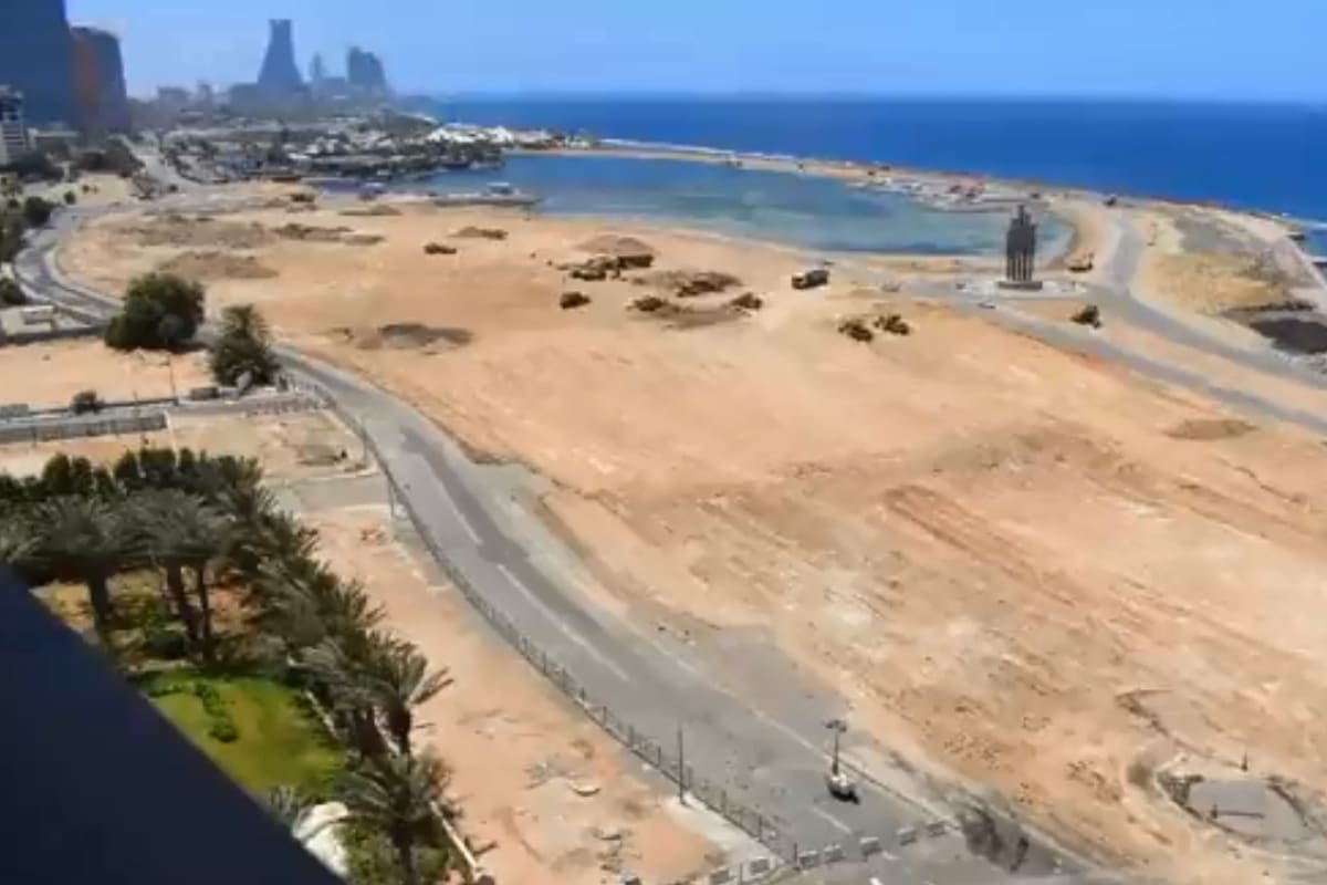 Foto: @SaudiArabianGP | Un video muestra la construcción del circuito urbano de Jeddah en siete meses.