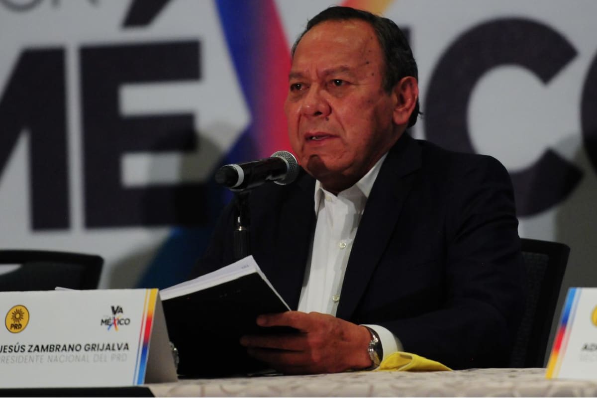 Foto: Cuartoscuro | Jesús Zambrano, presidente nacional del PRD.