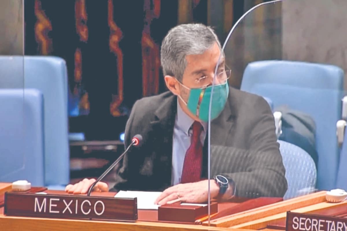 El embajador De la Fuente adelantó que México votará a favor de la resolución que condena la agresión de Rusia a Ucrania.