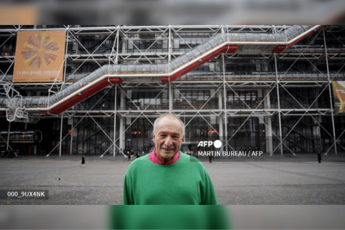 Foto: AFP | El arquitecto británico Richard Rogers es considerado padre del "high-tech", movimiento arquitectónico de los 70 que busca incorporar elementos tecnológicos e industriales a la arquitectura moderna, como en la obra Centro Pompidou