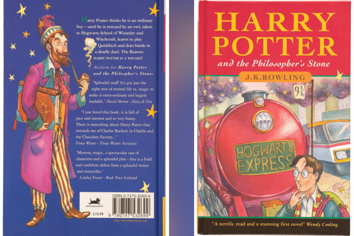 Foto: Heritage Auctions / La primera edición de la saga de Harry Potter fue publicada en 1997 y solo tuvo 500 ejemplares