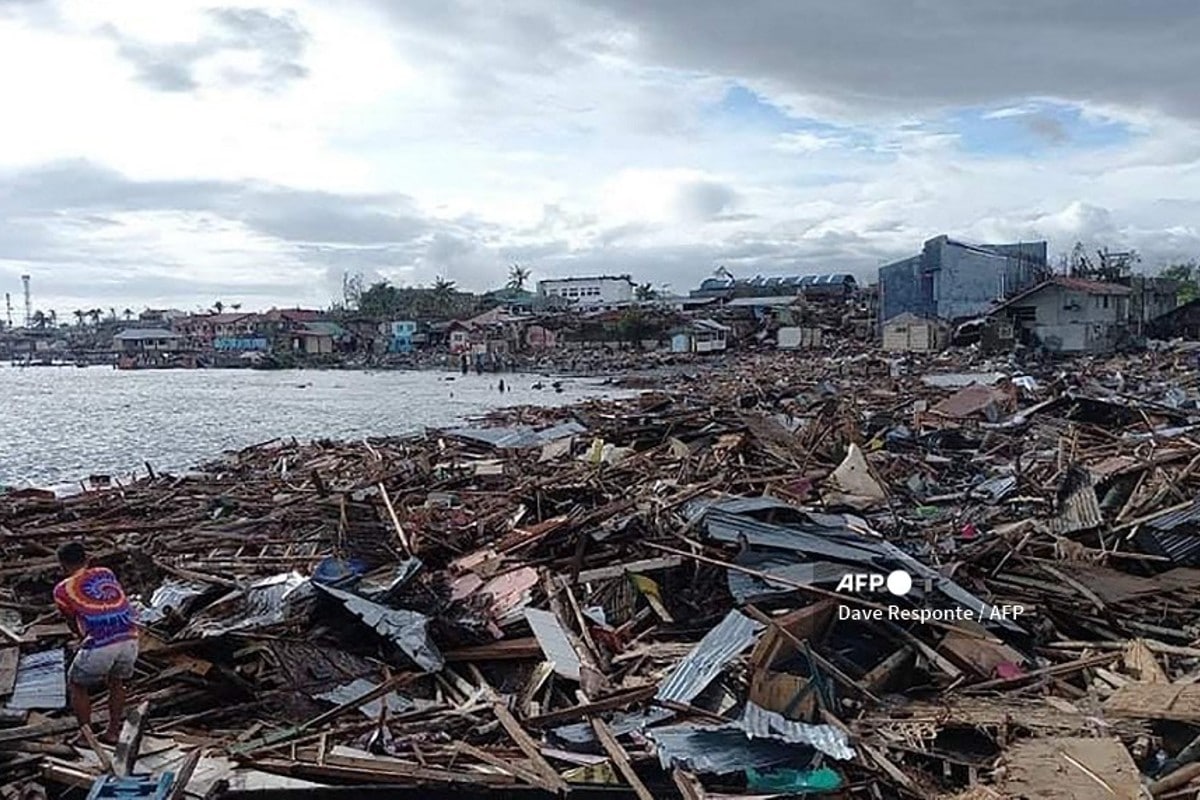 Tifón Rai deja al menos 109 muertos en Filipinas