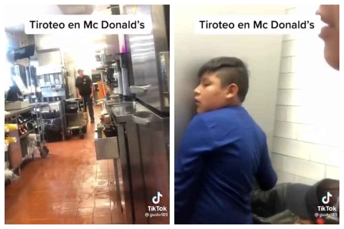 VIDEO: Trabajadores de McDonald’s se esconden durante tiroteo. Noticias en tiempo real