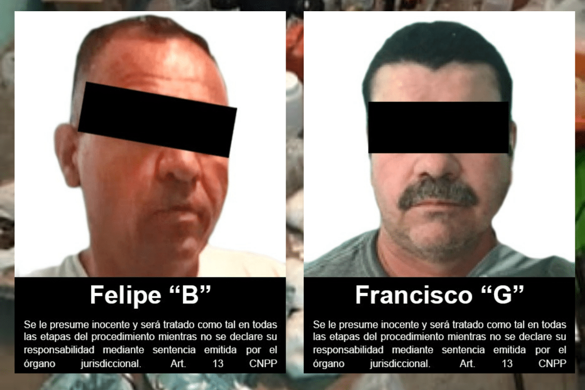 Foto: Especial | La FGR detuvo a dos supuestos integrantes del grupo delictivo "Pueblos Unidos" por la comercialización de mezcalina