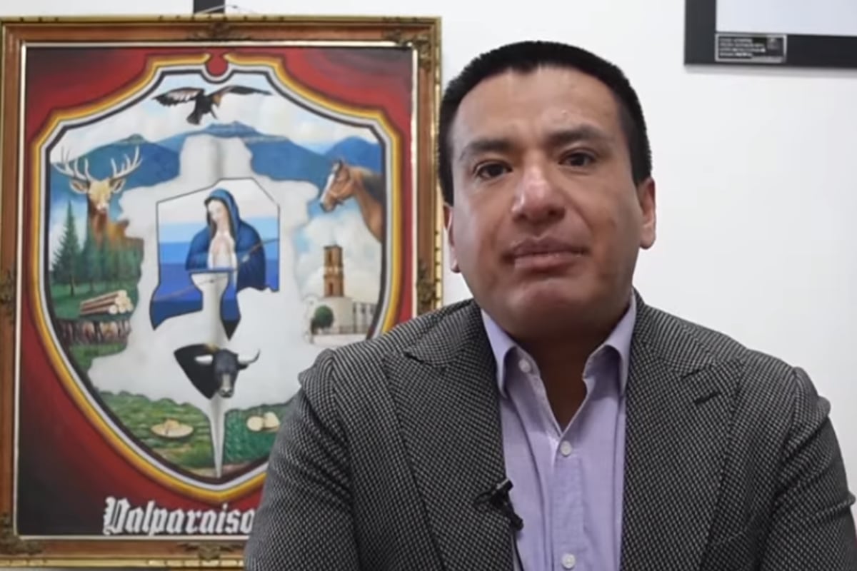 Foto: Captura de video. El alcalde de Valparaíso pidió a los civiles armados en Zacatecas, respetar la vida.
