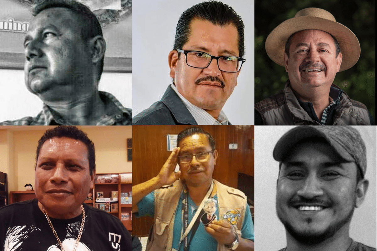 Foto: Redes | Siete periodistas asesinados en México en 2021: Gustavo Sanchez Cabrera, Fredy López Arévalo, Manuel González Reyes, Jacinto Romero Flores, Ricardo López Domínguez, Saúl Tijerina Rentería, Benjamín Morales Hernández