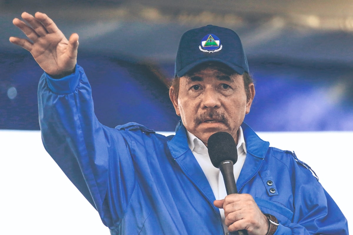 Foto: INTI OCON / AFP | Daniel Ortega asume su cuarto mandato consecutivo junto con su esposa Rosario Murillo como vicepresidenta, en medio de nuevas sanciones y presiones de EU y la UE
