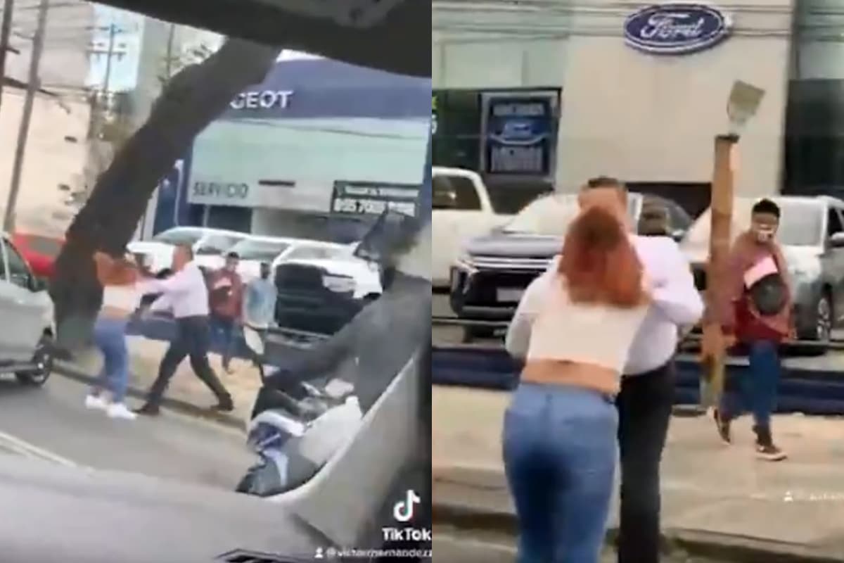 Foto: captura | Una usuaria de Twitter aseegura ser la mujer que se enfrentó a golpes con Alfredo Adame.