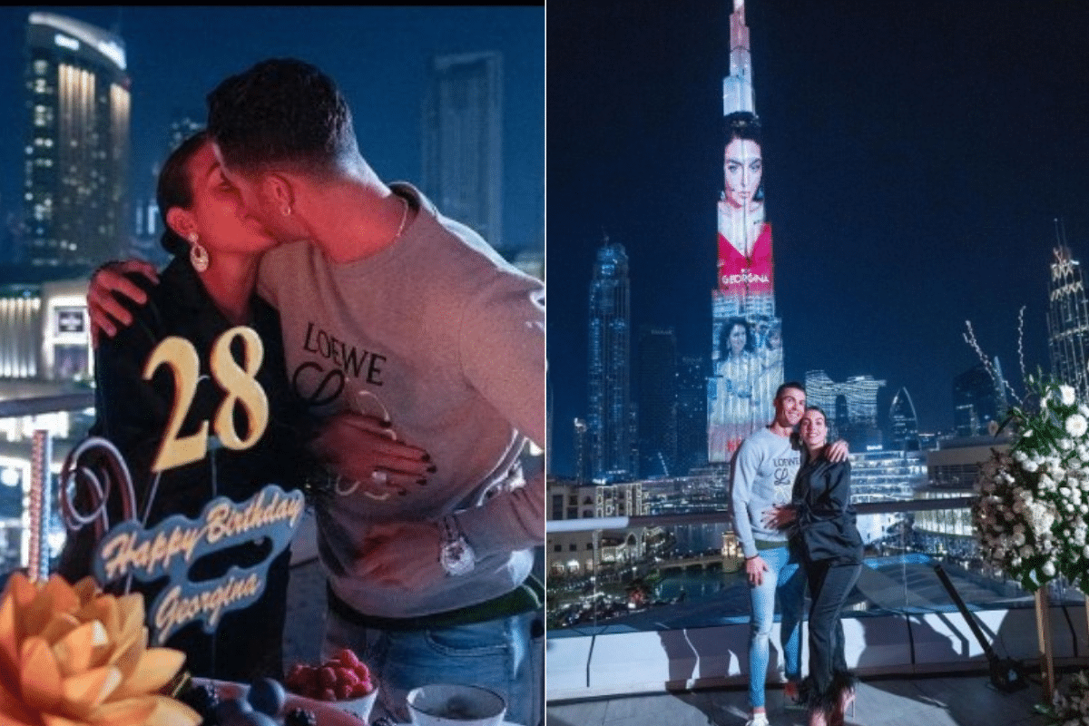 Foto: Instagram@Georginagio | Cristiano Ronaldo felicitó de una manera muy especial a Georgina Rodríguez en Dubái por su cumpleaños
