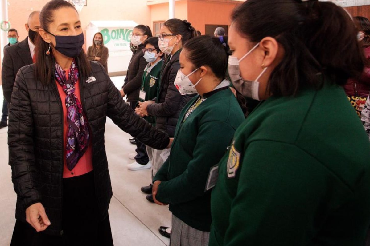 Foto: Especial. La Jefa de Gobierno de la Ciudad de México informó sobre lo invertido en las escuelas.