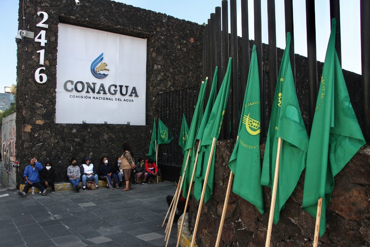 Foto: Cuartoscuro | Instalaciones de Conagua fueron tomadas por trabajadores sindicalizados.