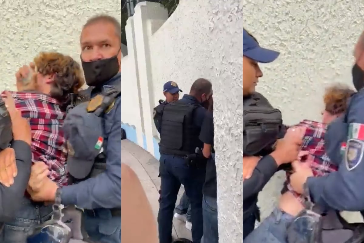 Foto: Captura de Videos | "Saca la droga". Policías de CDMX someten a menor de edad