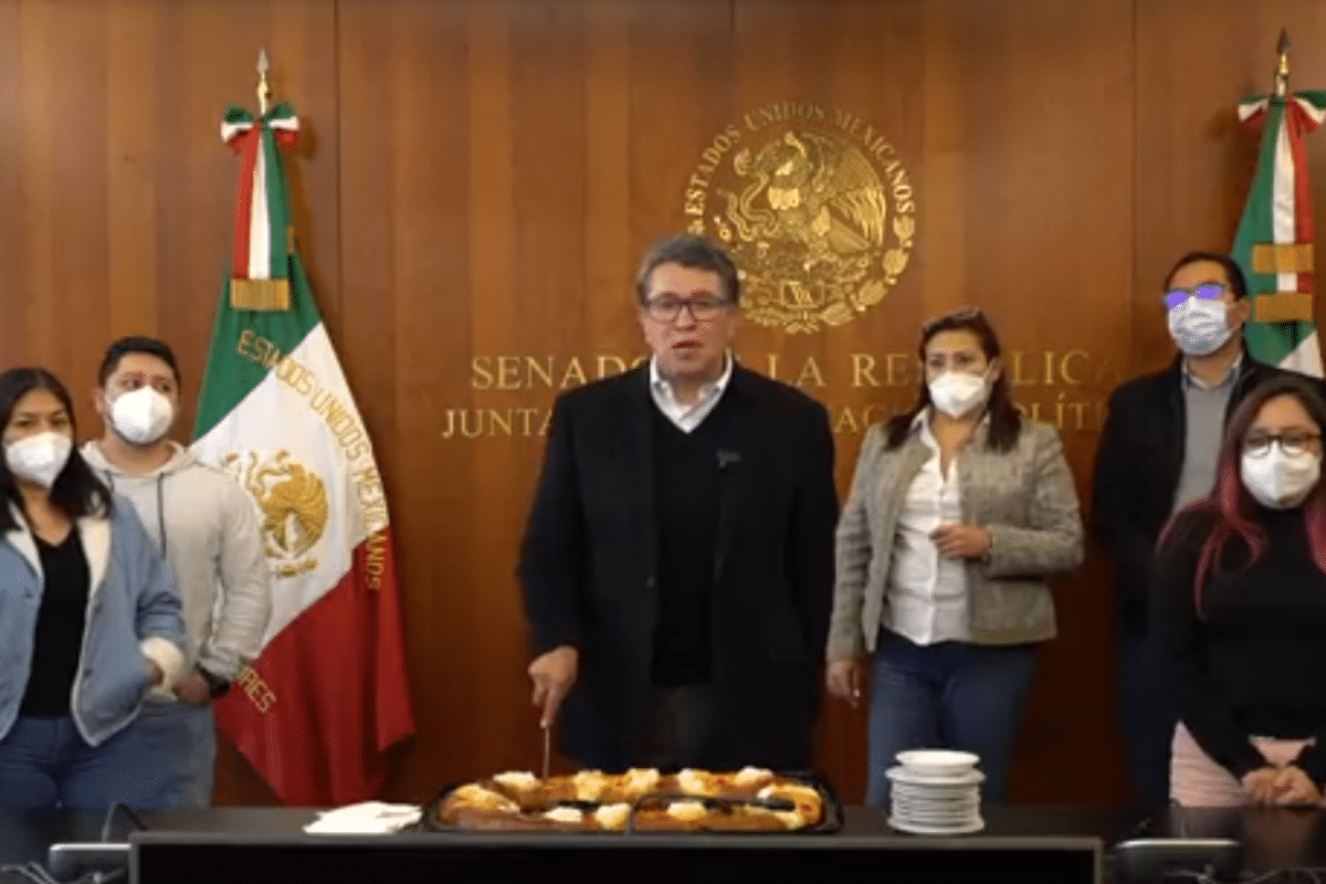 Foto: Twitter/ @RicardoMonrealA | Ricardo Monreal parte Rosca de Reyes y lamenta ausencia de José Manuel del Río