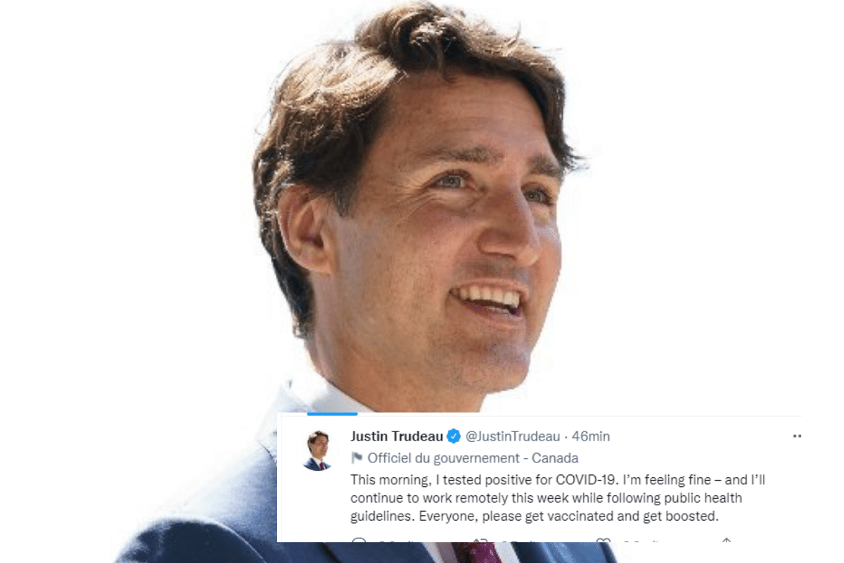 Foto: Twitter/ @justintrudeau | Primer ministro de Canadá, Justin Trudeau da positivo a Covid-19