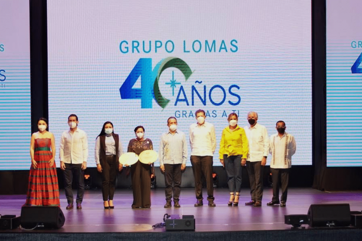 Foto: Especial | El gobernador de Quintana Roo, Carlos Joaquín, en su participación del Aniversario número 40 de Grupo Lomas