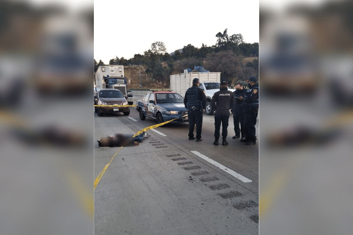 Foto: Redes | Policías de la PBI lograron frustrar un asalto de 20 millones de pesos en la autopista México-Puebla