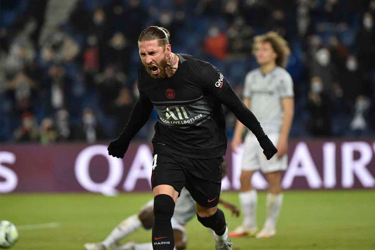 Con primer gol de Ramos, PSG gana al Reims en regreso de Messi