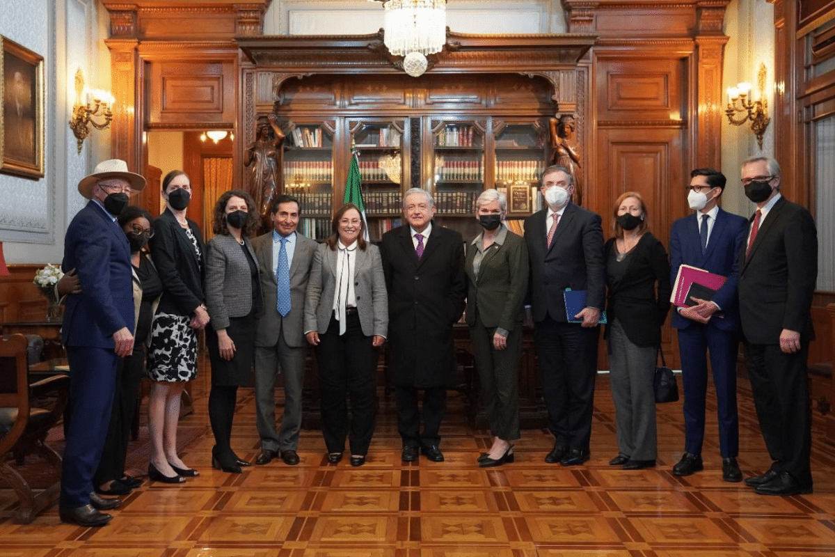 Foto: Twitter@m_ebrard | El presidente Andres Manuel dijo que la reunión se llevó con respeto y cordialidad
