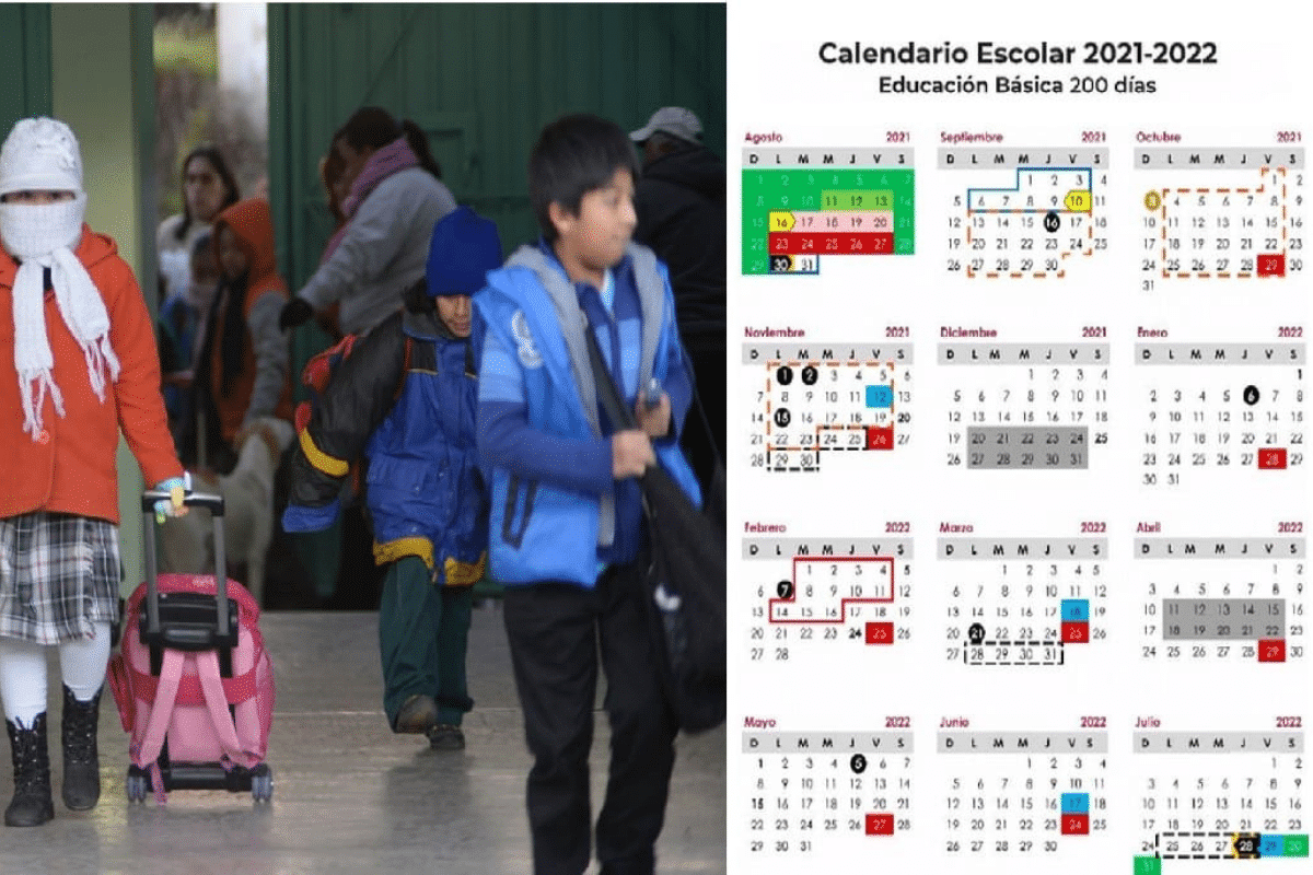 Foto: Twitter @TolucalaBellaCd | Calendario del ciclo escolar 2021-2022 para las clases